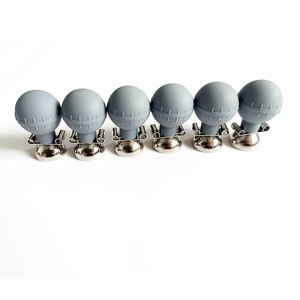 011 - ECG Suction bulbs ชุดลูกบอลดูดหน้าอกอิเล็กโทรด ECG (ชนิดเสียบ)อิเล็กโทรด EKG ผู้ใหญ่