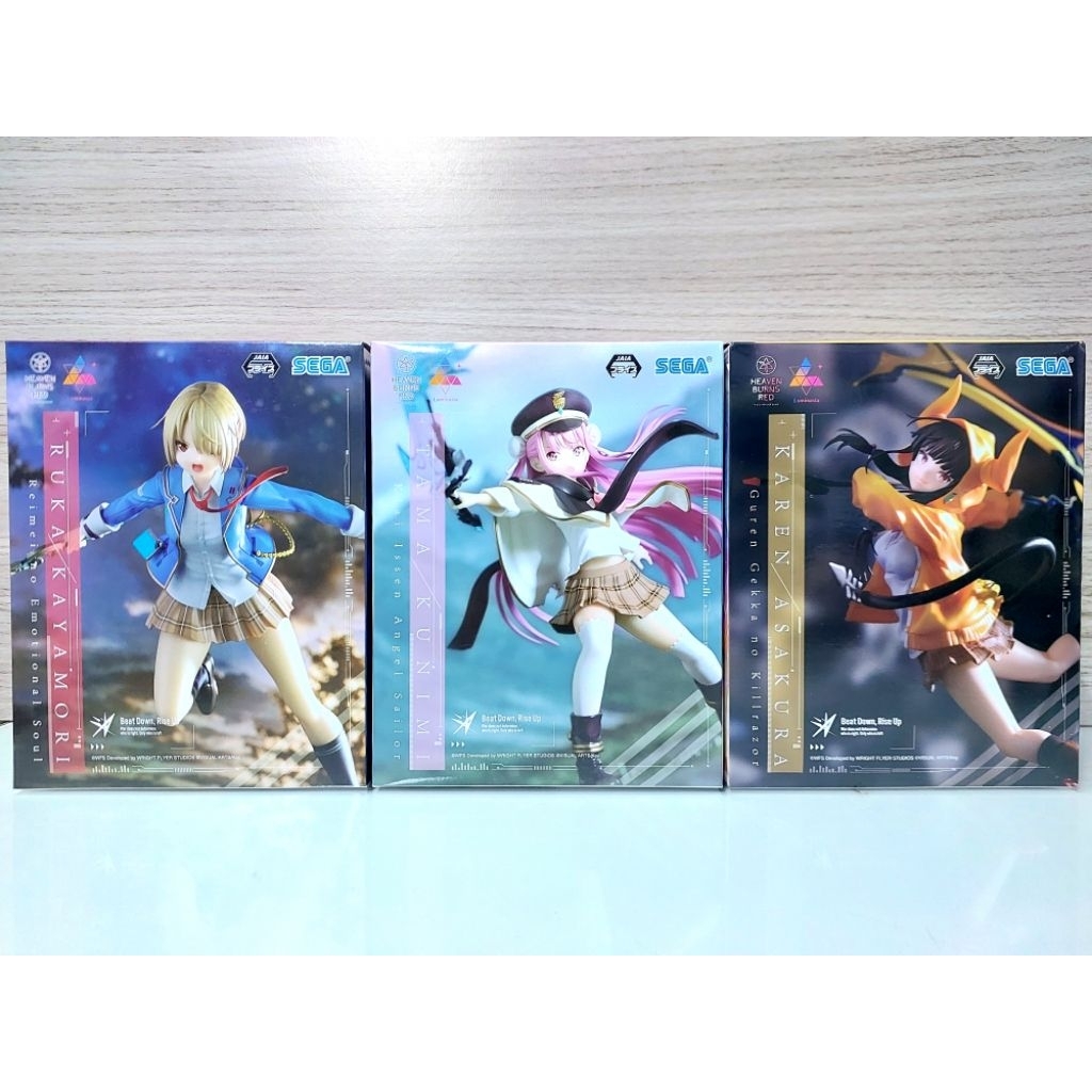 พร้อมส่งในไทย🇹🇭 มือ1 LotJP🇯🇵 Luminasta Heaven Burns Red  Figure set Ruka Kayamori Tama Kunimi Karen 