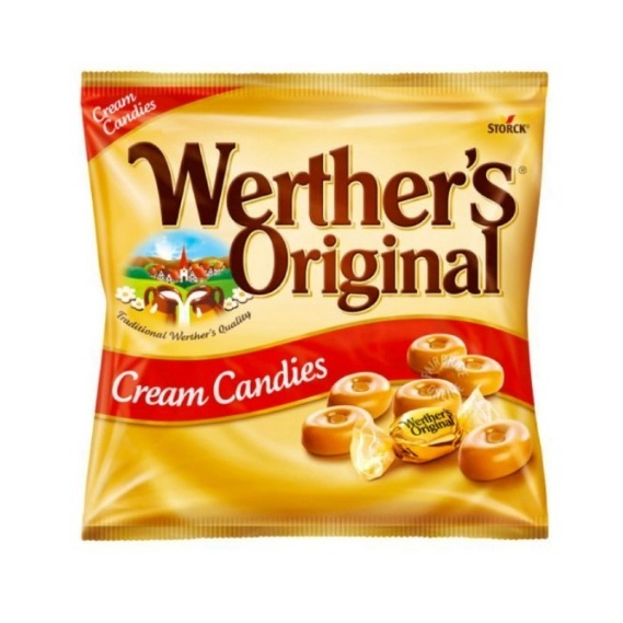 Werther's Original Cream Candies 90g.- เวอร์เธอร์ ออริจินอล ลูกอมรสครีมเนย (90ก.)