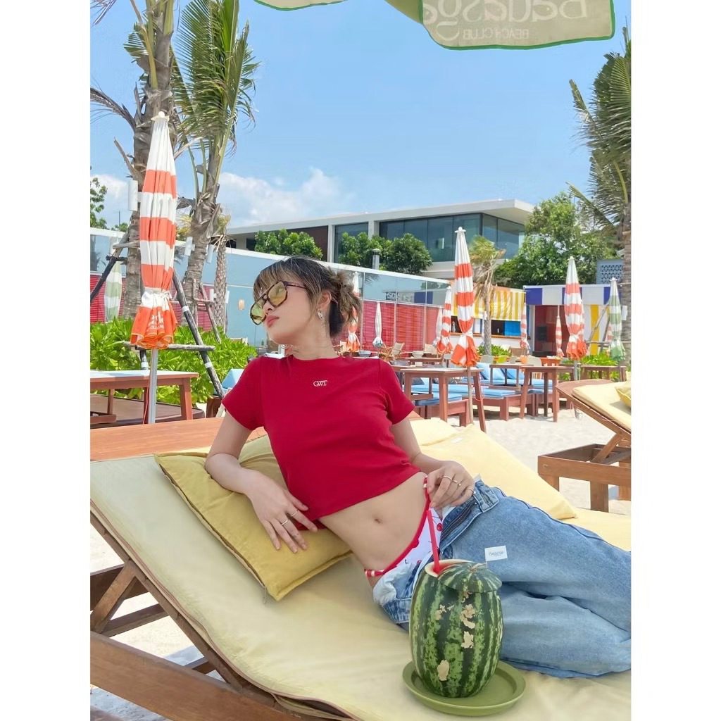 🍎  ส่งต่อเสื้อ Geschwisters"GWT Baby tee" พร้อมส่ง (New in pack)