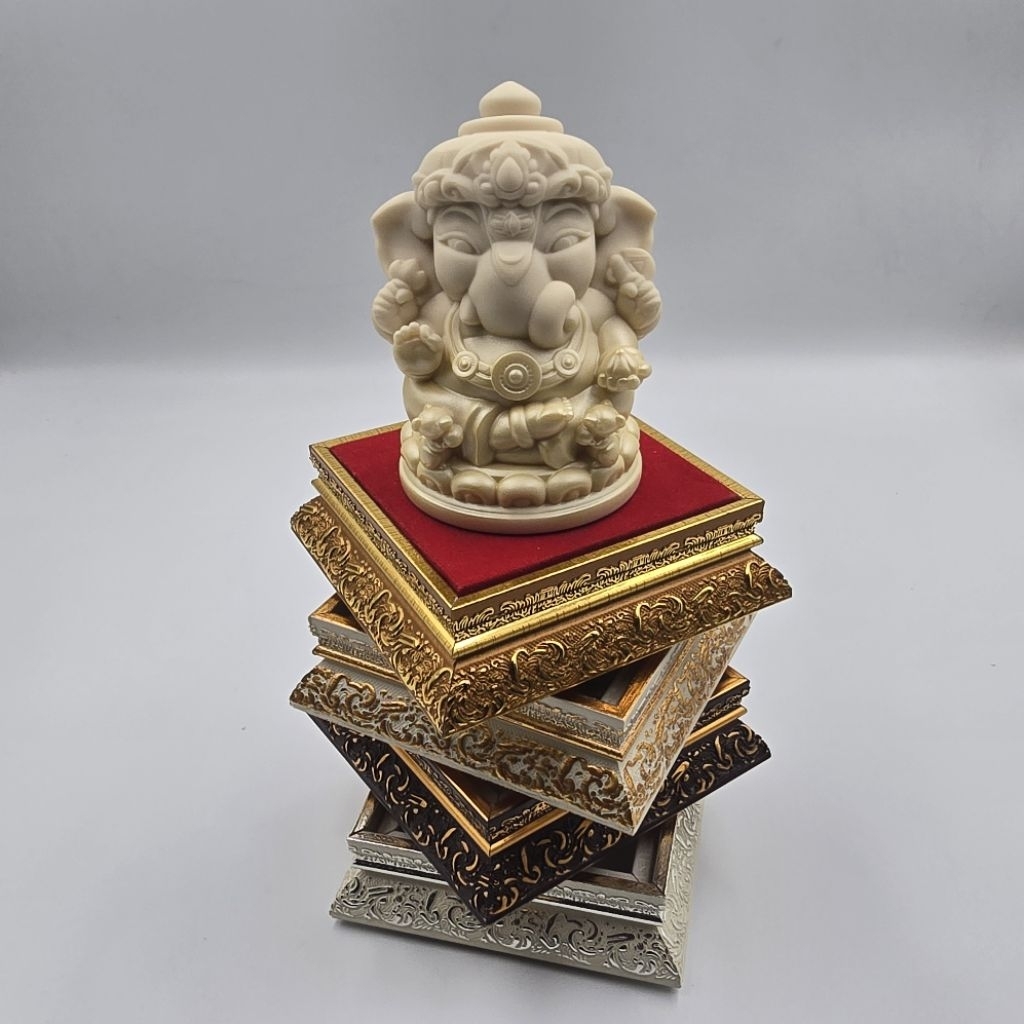 ฐานพระลายมงคล ฐานวางพระ ฐานรองพระ สูง 1.2 นิ้ว/4532 มีหลายสี มีหลายขนาดให้เลือก สั่งทำตามขนาดได้