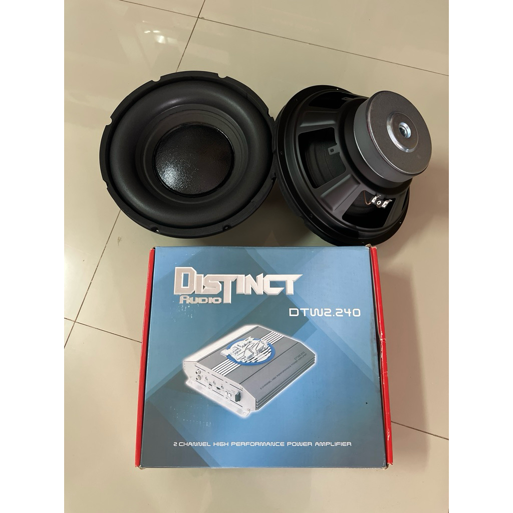 1650บาท 10“ Subwoofer 2ดอก แอมป์ 2Ch AB 1ตัว สินค้าใหม่