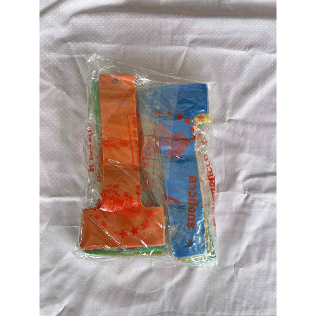 ถุงหิ้วแก้วน้ำสายเดี่ยวใส่แก้ว 10,12 ,14 ออนซ์ คละสีใน (1ห่อ 100 ใบ) - รูปที่ 2