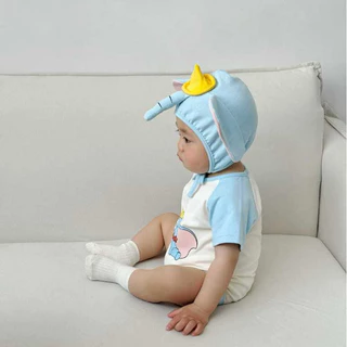 🚚สต็อกไทย ส่งไว 24 ชม romper ชุดทารกชุดช้างสำหรับทารกแรกเกิด ผ้าฝ้าย 0-18 เดือน ฤดูร้อน ชุดถ่ายรูปสวยงามสำหรับทารกแรกเกิ