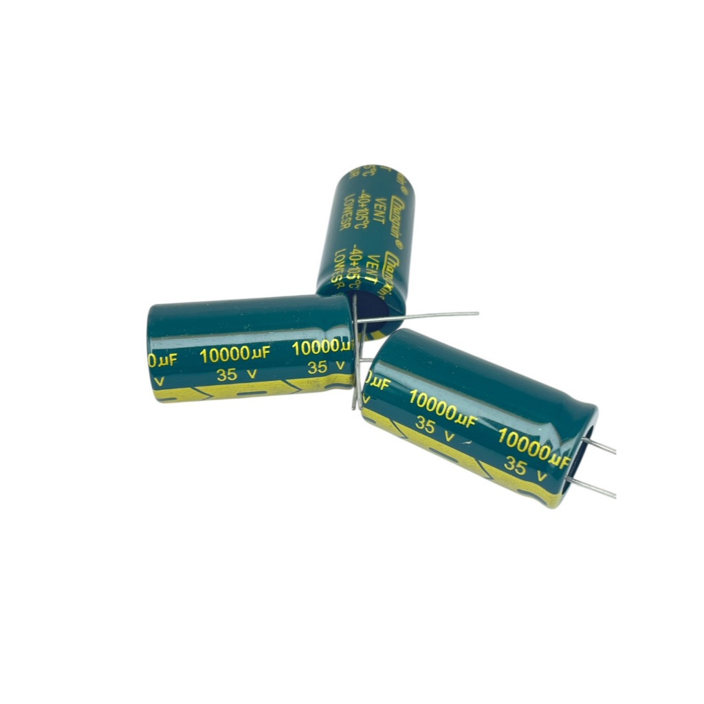 ราคาต่อชิ้น Capacitor คาปาซิเตอร์ uf 10000 uf 35 V 2 ขา