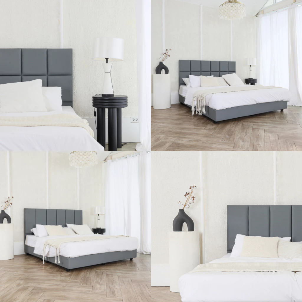 ZEN Collection เตียงนอนพร้อมหัวเตียง 6ฟุต/5ฟุต/3.5ฟุต Winston Bedding Frame thumbnail 5