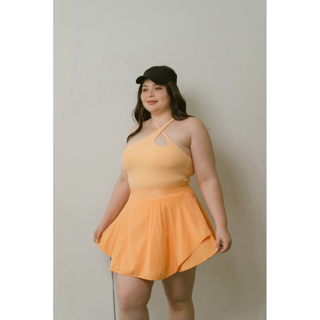 Mofitt.muse | กระโปรงตีกอล์ฟออกกำลังกาย S-2XL ผ้าพริ้วระบายอากาศอย่างดีมีช่องใส่มือถือ ชุดวิ่ง - รูปที่ 6