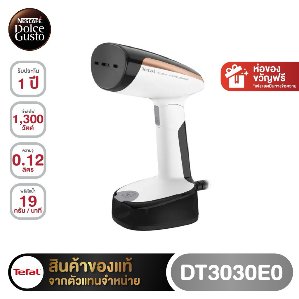 เตารีดไอน้ำพกพา TEFAL DT3030