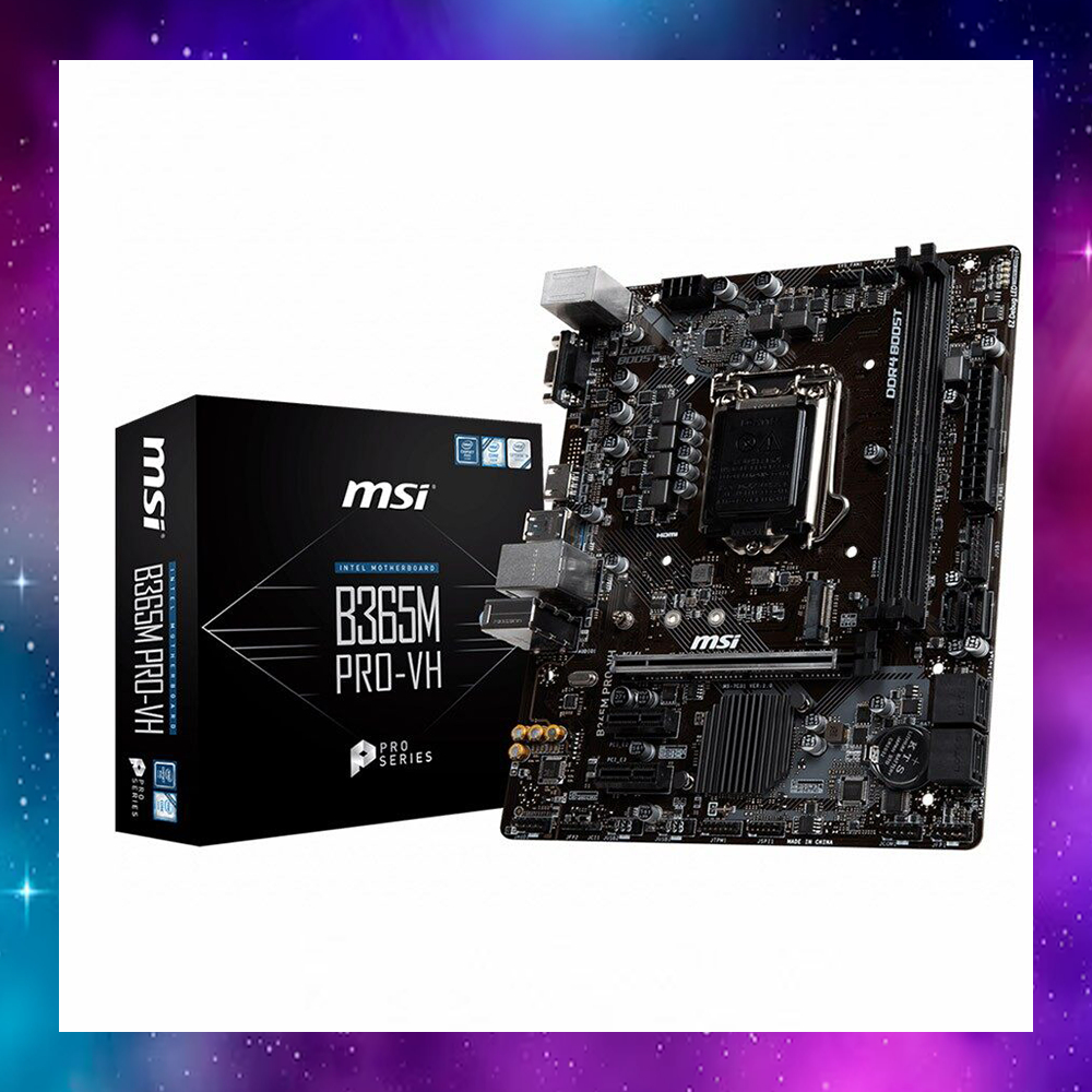 MAINBOARD (เมนบอร์ด) 1151 MSI B365M PRO-VH SOCKET1151v2 GEN8-9 ใช้งานปกติ