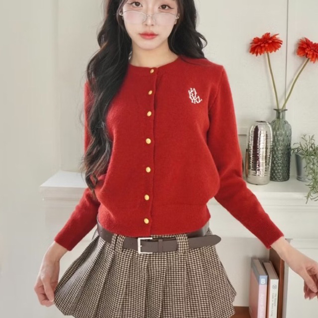 ส่งต่อ JARINYA เสื้อคาร์ดิแกนกระดุมทอง ใส่1ครั้งถ้วน