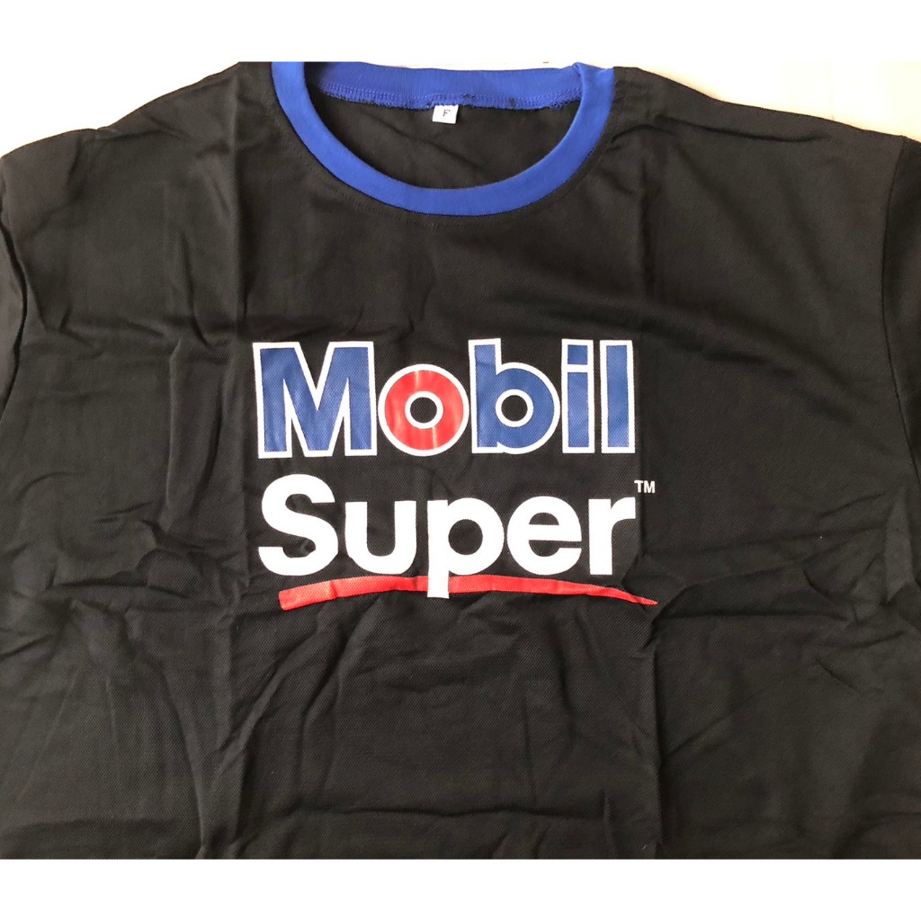 เสื้อยืด Mobil เสื้อยืด SIZE XL , F ใส่ได้ทุกเพศทุกวัย คละสี คละแบบ