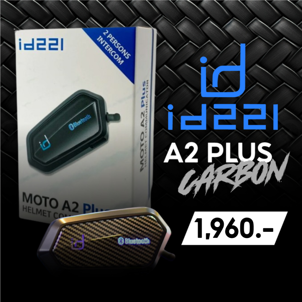 บลูทูธ ID221 รุ่น MOTO A2 PLUS Carbon ราคา 1,680.-