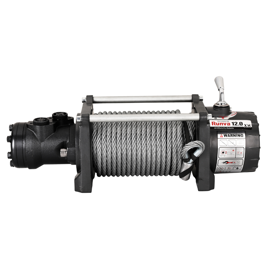 HWX12000 วินซ์ไฮโดรลิค วินซ์รันวา Hydraulic Winch Runva 12,000 ปอนด์ รถบรรทุก