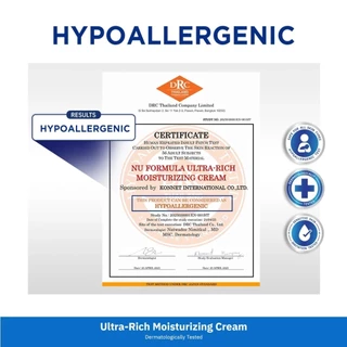 NU FORMULA Ultra-Rich Moisturizing Cream B5 + Ceramide ครีมบำรุงหน้าและตัว มอยส์เจอร์กู้ผิว อ่อนโยนปลอดภัย