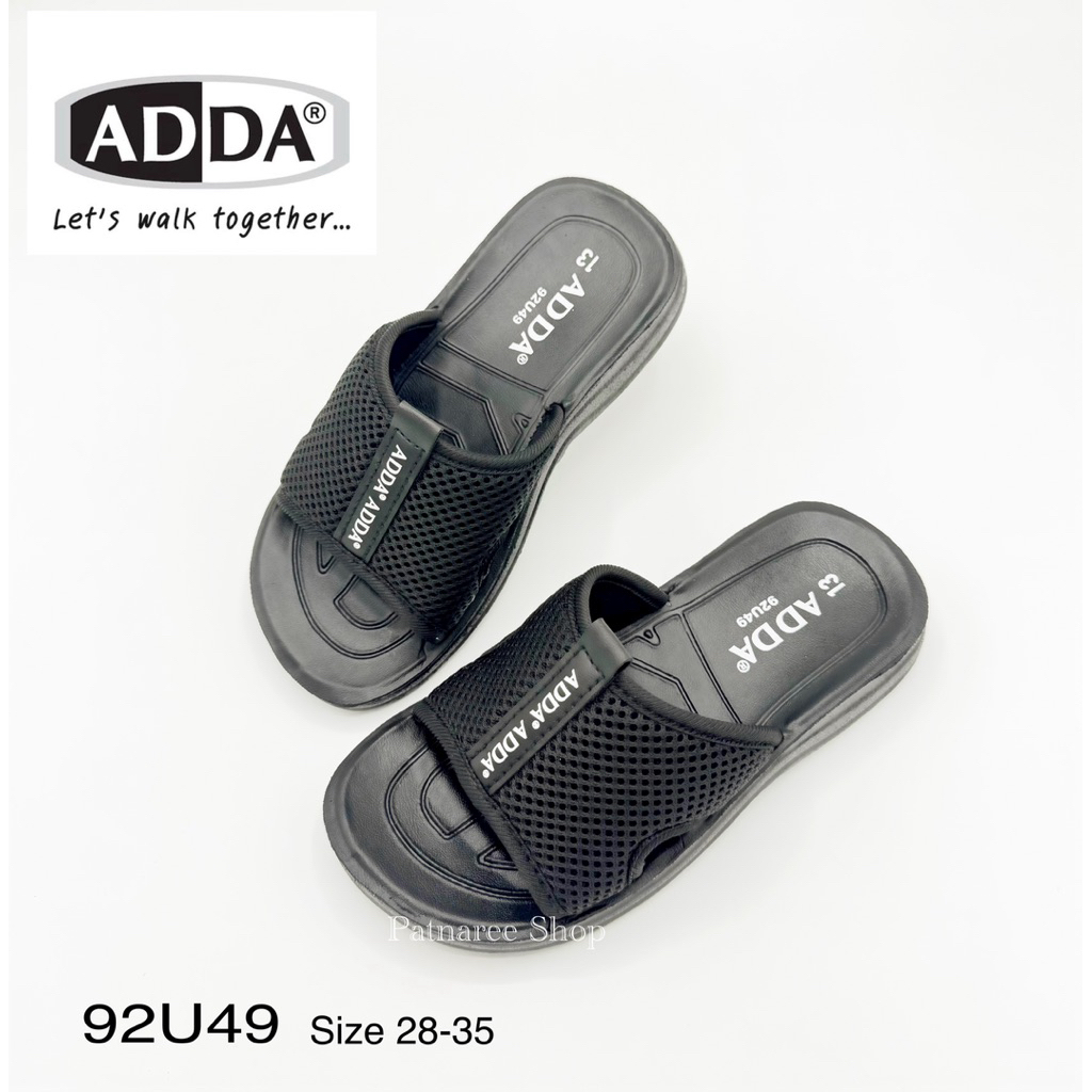 Children รองเท้าเด็ก ADDA รุ่น 92U49/92U51แบบแตะสวม ไซส์ 28-35