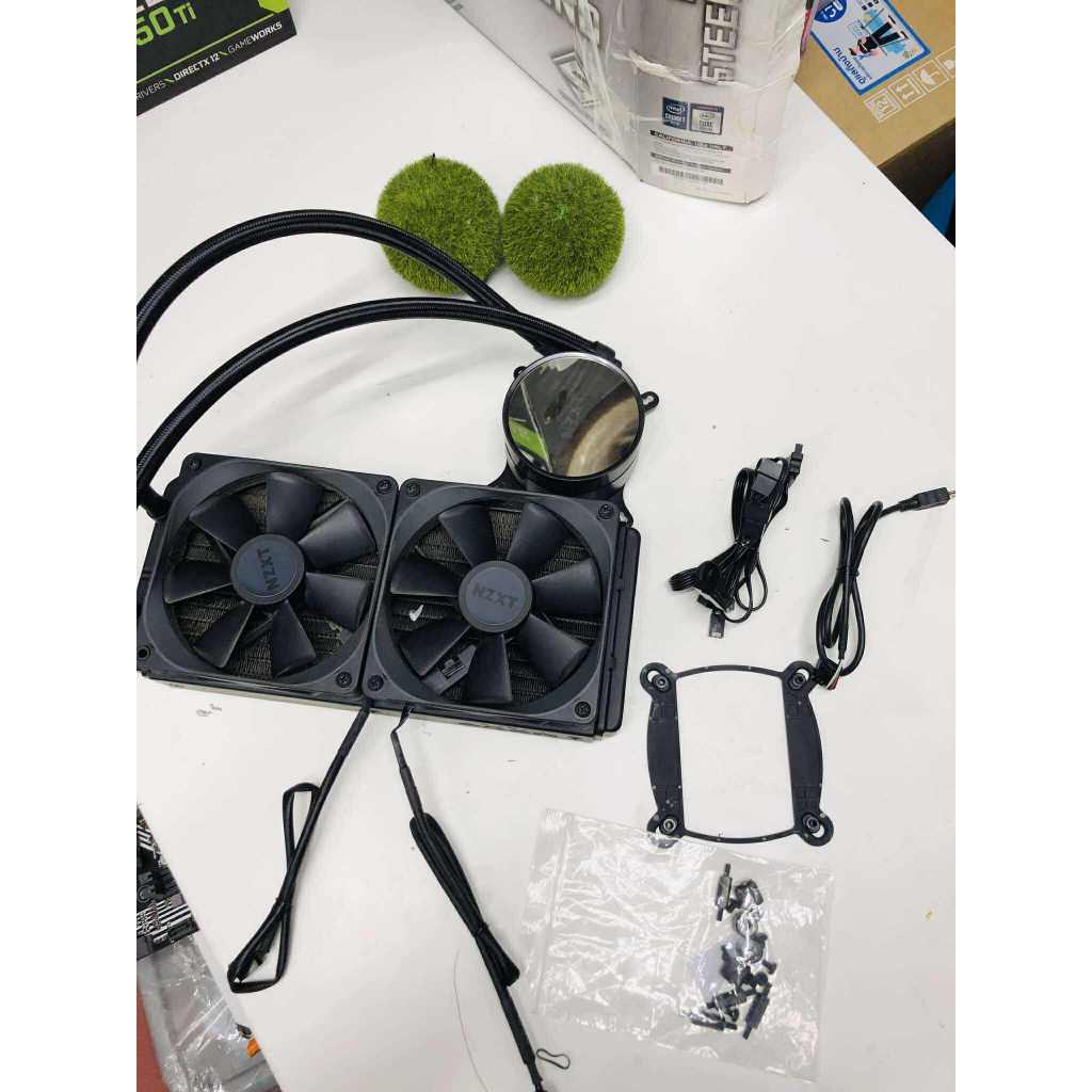 CPU LIQUID COOLER (ระบบระบายความร้อนด้วยน้ำ) NZXT KRAKEN X52 ไม่มีกล่อง ใช้งานปกติ ประกันร้าน