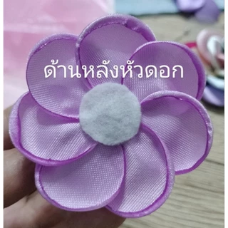เข็มกลัดดอกไม้หัวดอกไม้โทนเขียวฟ้าขนาด 6-7 เซนต์