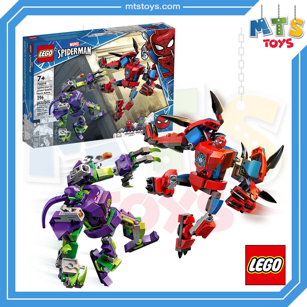 **MTS Toys**Lego 76219 Marvel Super Heros : Spider-man & Green Goblin Mech Battle เลโก้แท้