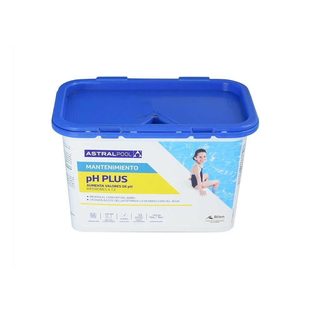 Astralpool pH - PLUS ตัวเพิ่มค่า pH ในสระน้ำ บรรจุ 1 กก Astralpool Solid pH plus