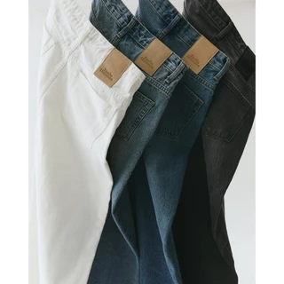 STUDIO UNKNOWN - Benn Straight Jeans (S-3XL เอว24-35) กางเกงยีนส์ทรงตรง