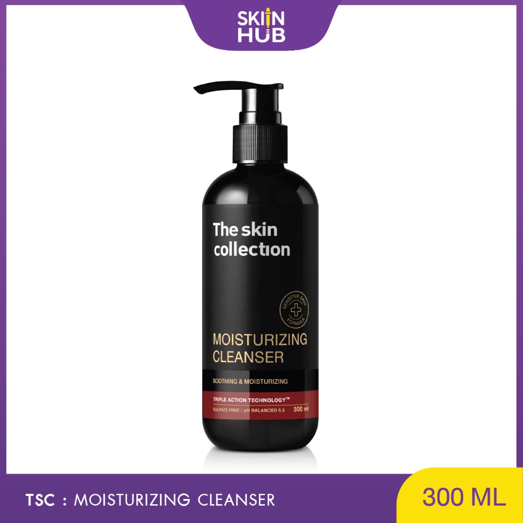 The Skin Collection Moisturizing Cleanser เจลล้างหน้าสูตรอ่อนโยนทำความสะอาดผิวพร้อมผลัดเซลล์ผิว300ml