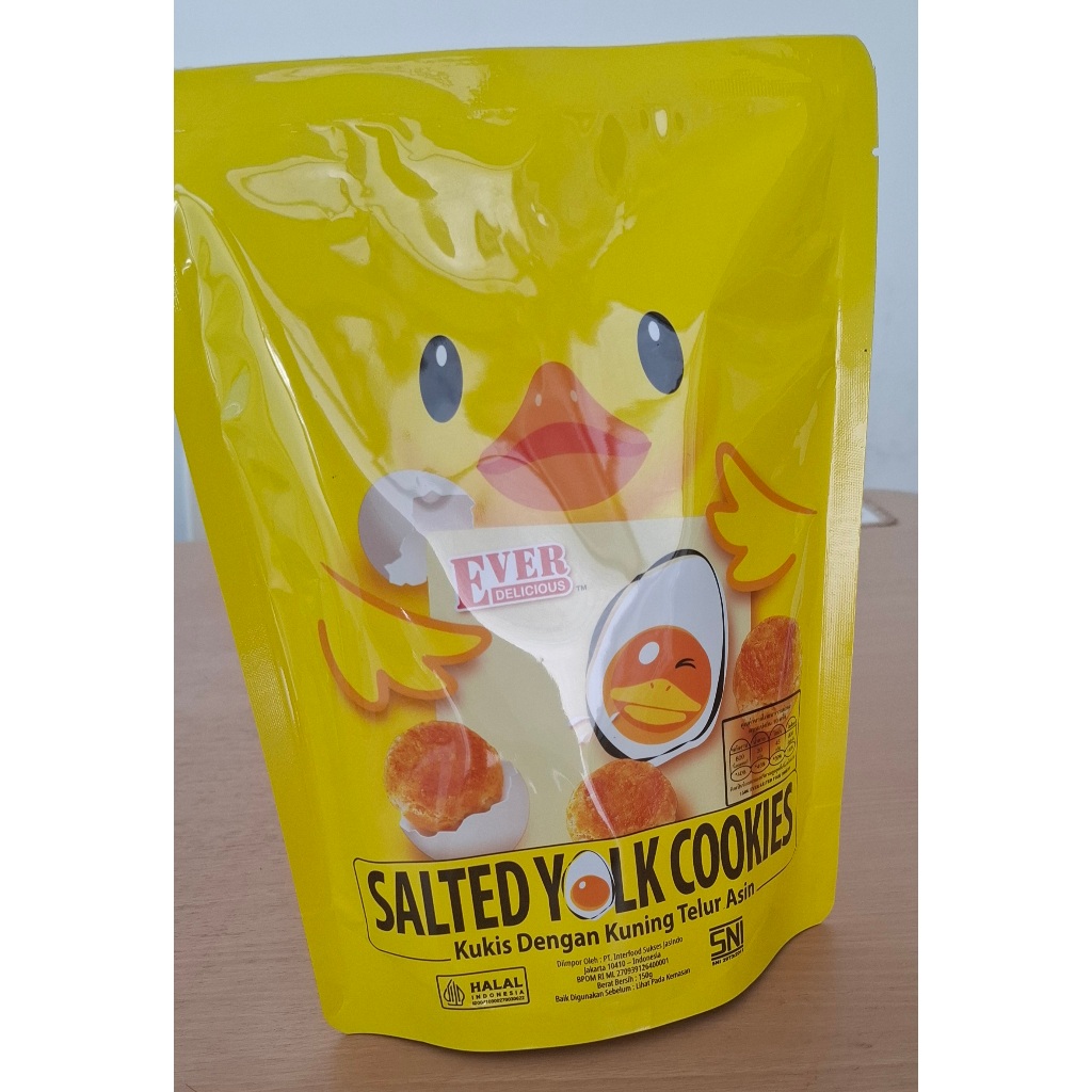 คุกกี้ไข่เค็ม (ตรา เอเวอร์ ดิลิเชิส)150gESalt. นำเข้าจากประเทศมาเลเซีย Ever Delicious Salted Yolk Cookies - รูปที่ 2