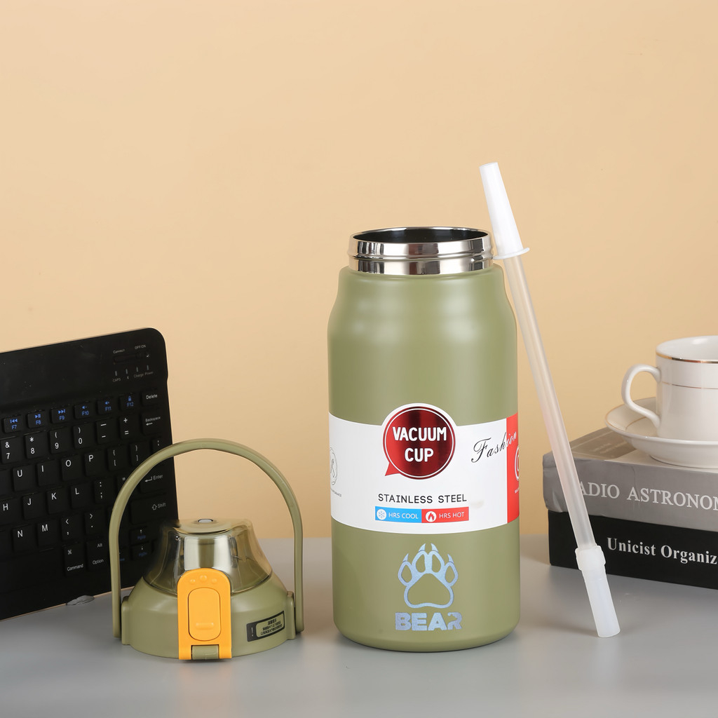 BEAR กระบอกน้ำเก็บอุณหภูมิ สแตนเลส316 ขนาด1700ml มีหกสีให้เลือก