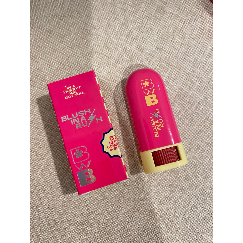 (บลัชฉ่ำคุมมัน) BWB Blush in a Rush สี 01 GO มือสอง