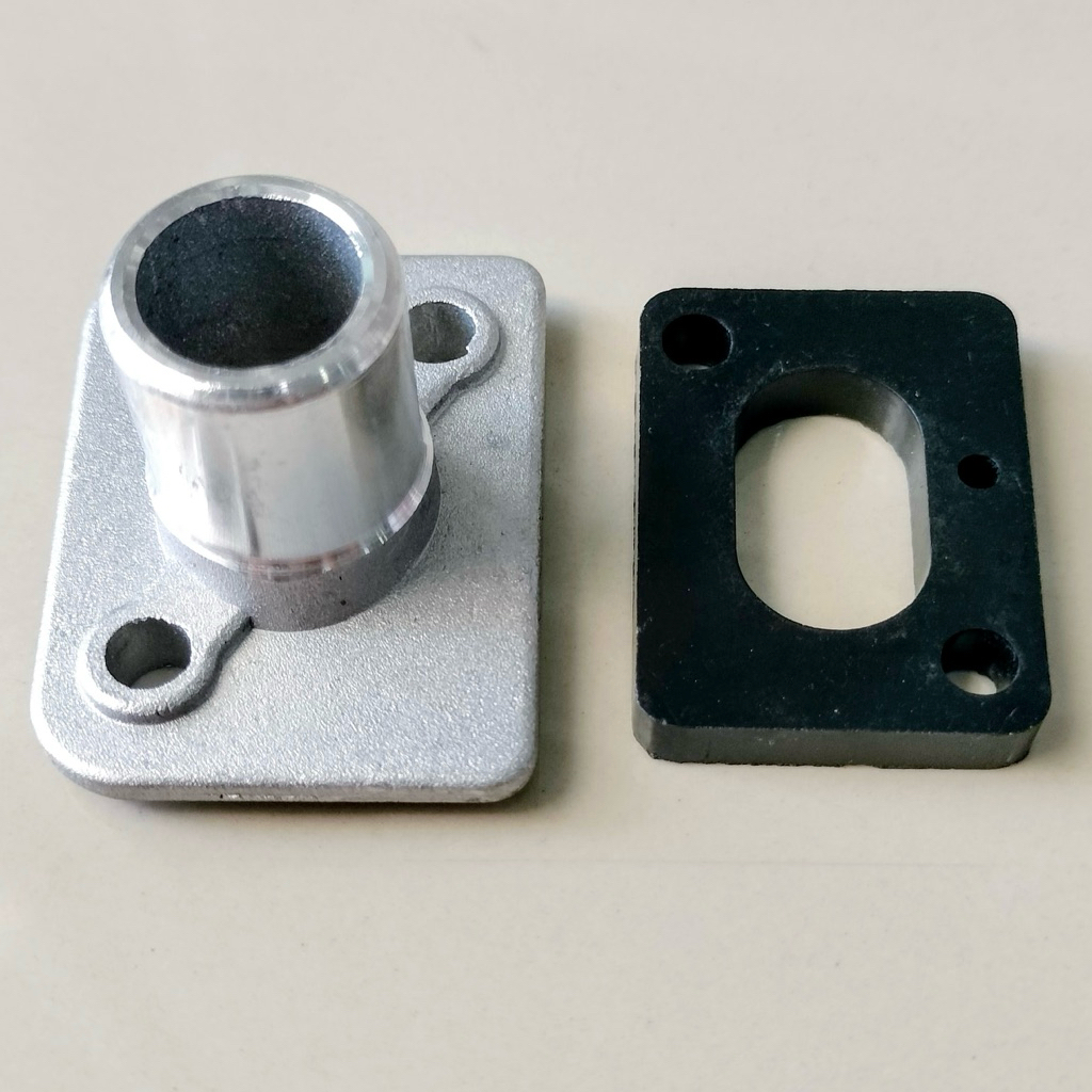 ข้อต่อคาร์บูTL43 ไฟเบอร์คาร์บู #TL43