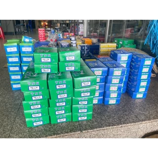 น็อตตัวผู้ + ตัวเมียมิลขาวเบอร์ #8 (ราคาต่อแพ็ค 100 ชุด )ขนาด M5x20mm เกลียวตลอด 0.8 mm น็อตไทยยี่ห้อ TNK แข็งแรงได้มาต