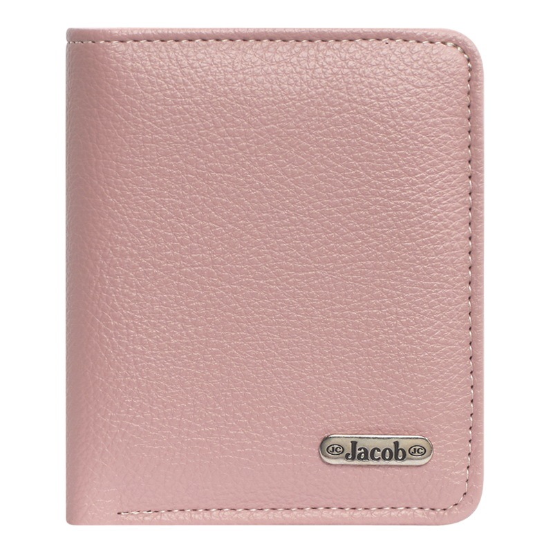 แถมฟรี!ห่วงโซ่ห้อยโทรศัพท์ 1 ชิ้น Jacob กระเป๋าสตางค์ผู้หญิง V32178 (ชมพู,น้ำตาล,เขียว,แดง,เทา,ดำ)