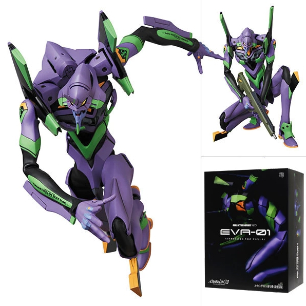 Medicom Toy RAH NEO Evangelion Unit-01 Eva 01 (New Color Ver.) Action Figure สินค้าส่งจากไทย