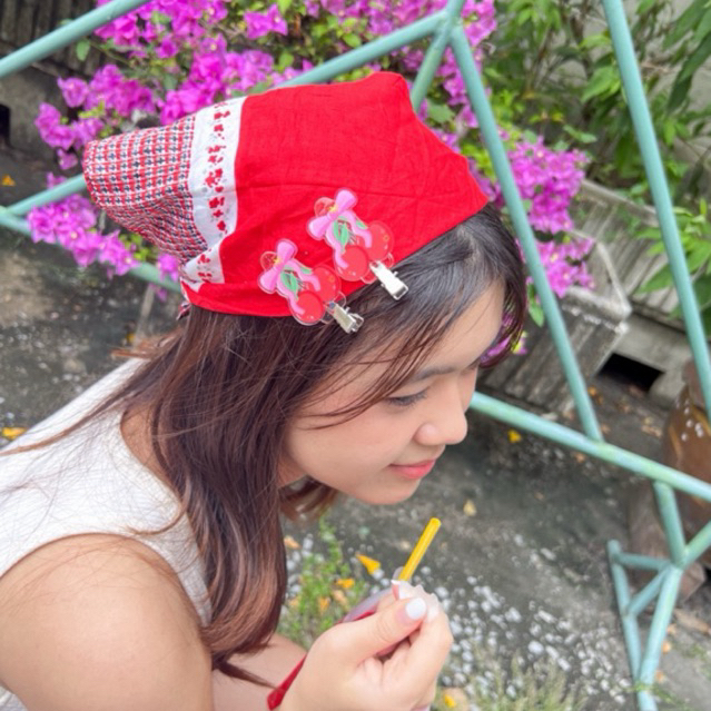 Meyou.Me2 | กิ๊บติดผมเชอร์รี่ (Cherry Ribbon)