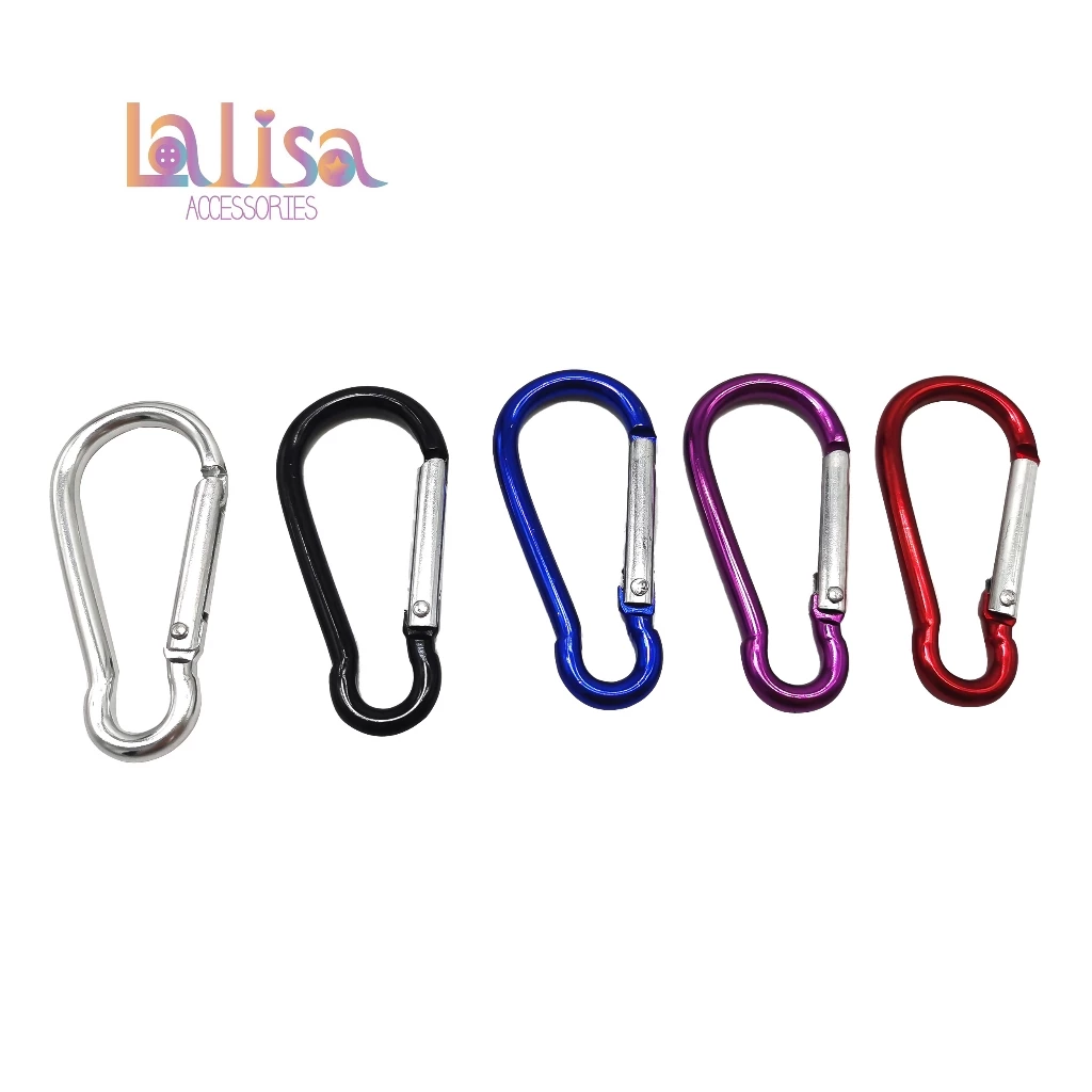 พวงกุญแจอลูมิเนียม คาบิเนอร์ C-1-E2 / Alu dogclips A - รูปที่ 1