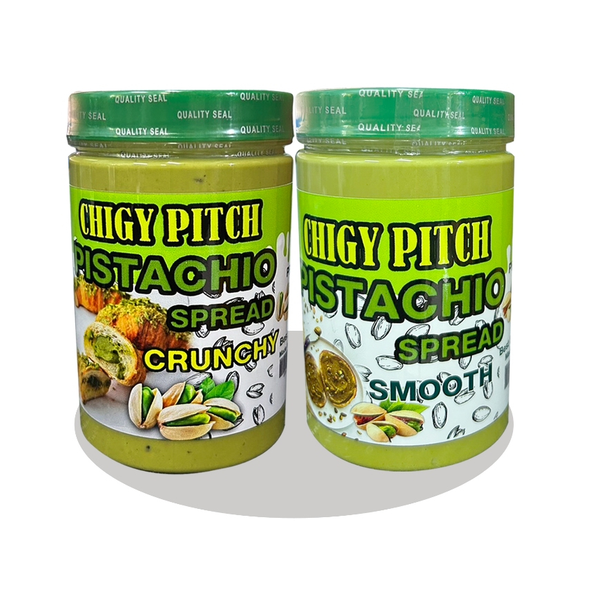 ซื้อ chigy pitch Pistachio Spread แยมถั่วพิสตาชืโอ มี 2 แบบ น้ำหนัก 500 กรัม สืนค้านำเข้าจากมาเลเซีย