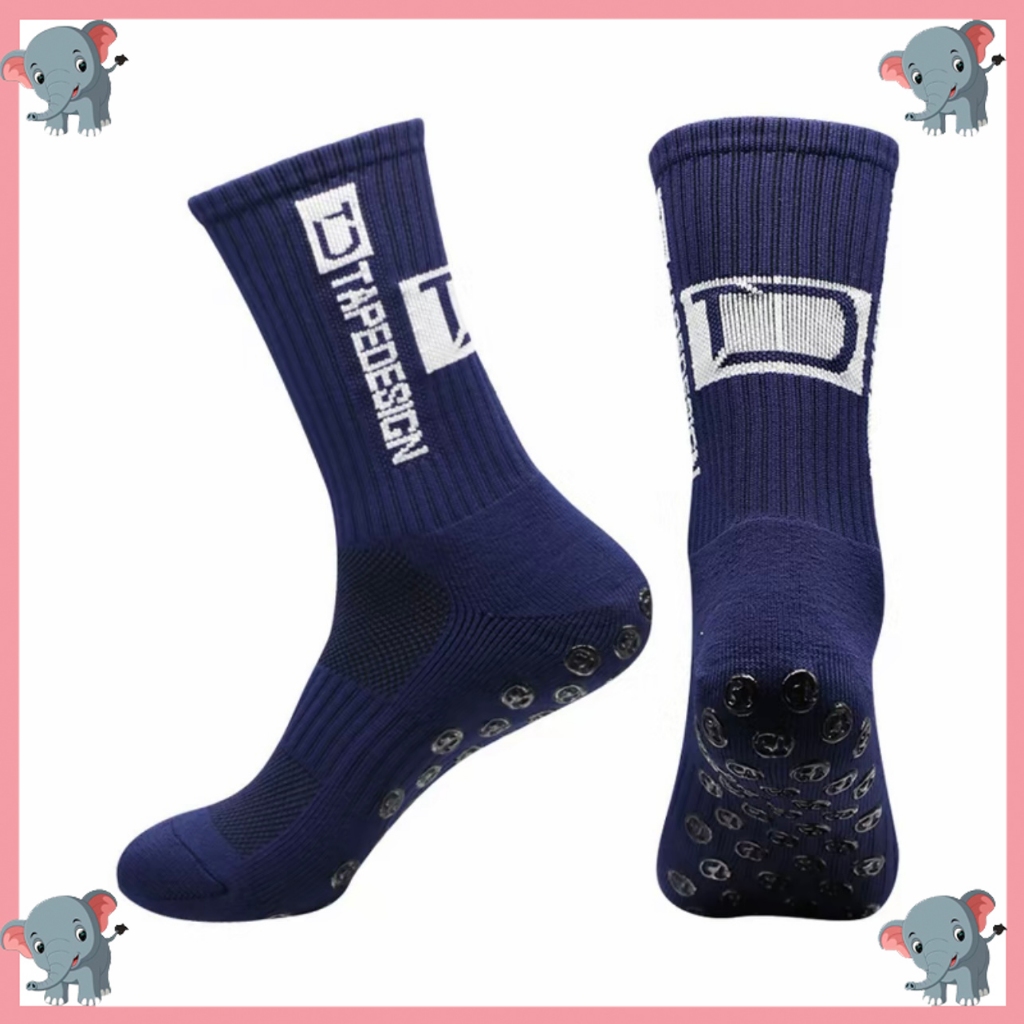 TD.Thailand ฟุตบอลและฟุตซอล เนื้อ ถุงเท้ากีฬา  Sport-socks ถุงเท้ากันลื่น ออกกำลังกาย