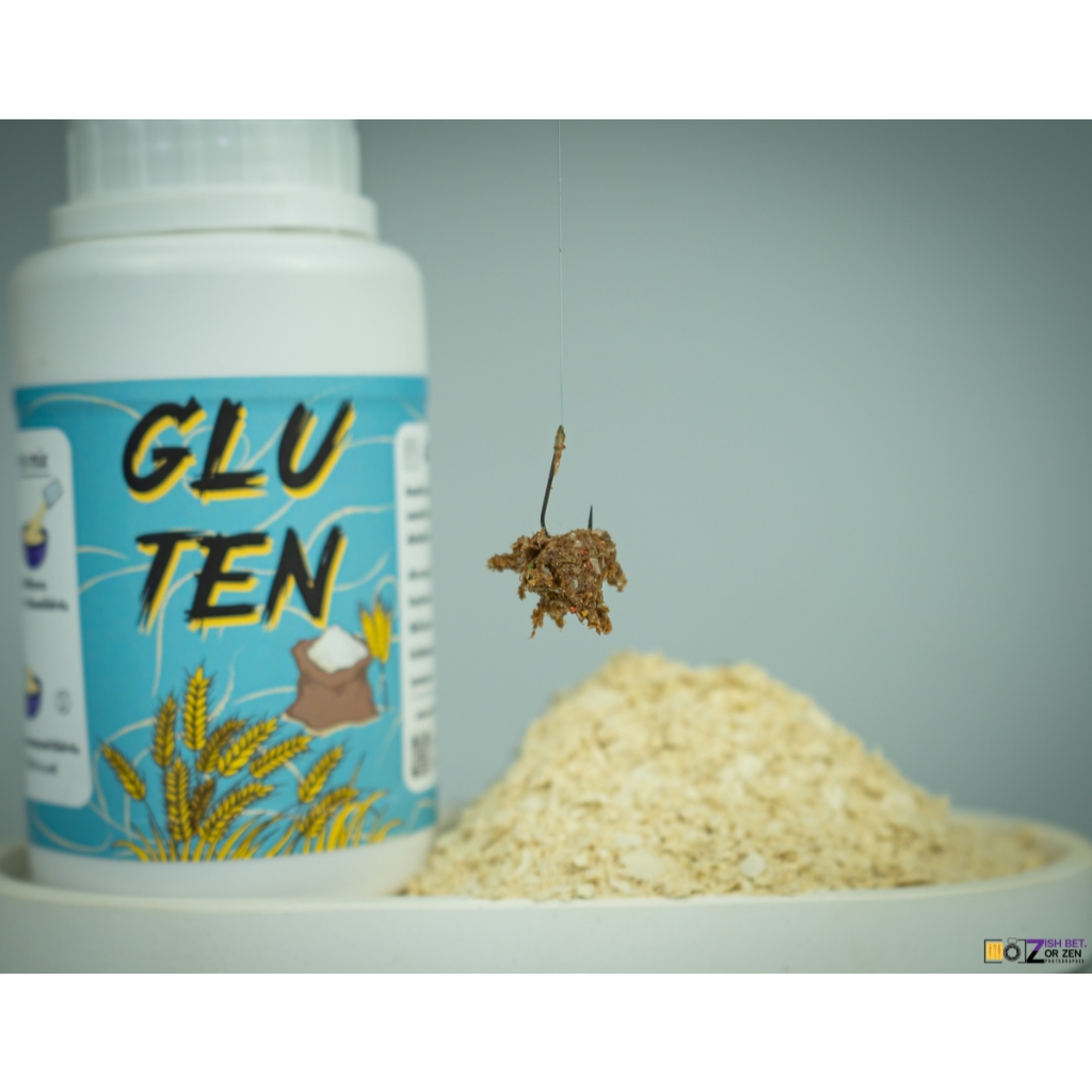 ผงกลูเต็นข้าวสาลี ช่วยสร้างเส้นใยในตัวเหยื่อตกปลา (ZISH BET)