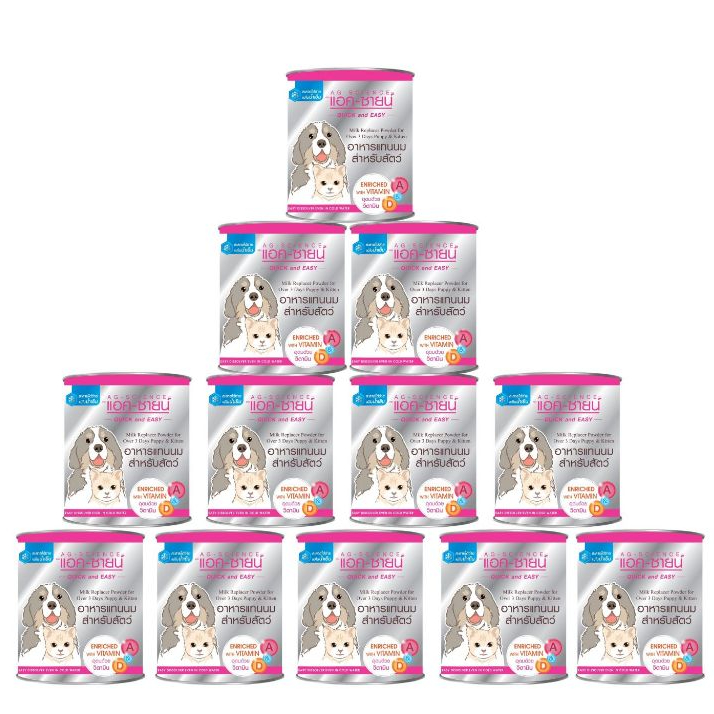 AG-SCIENCE Quick&Easyละลายในน้ำเย็น 200g x12 กระป๋อง