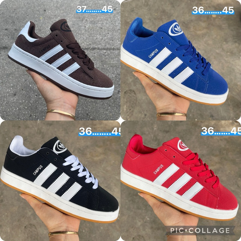 (รุ่นใหม่) รองเท้าผ้าใบสินค้าพร้อมส่ง37:45 ผู้หญิงและผู้ชายกำลังขายดี
