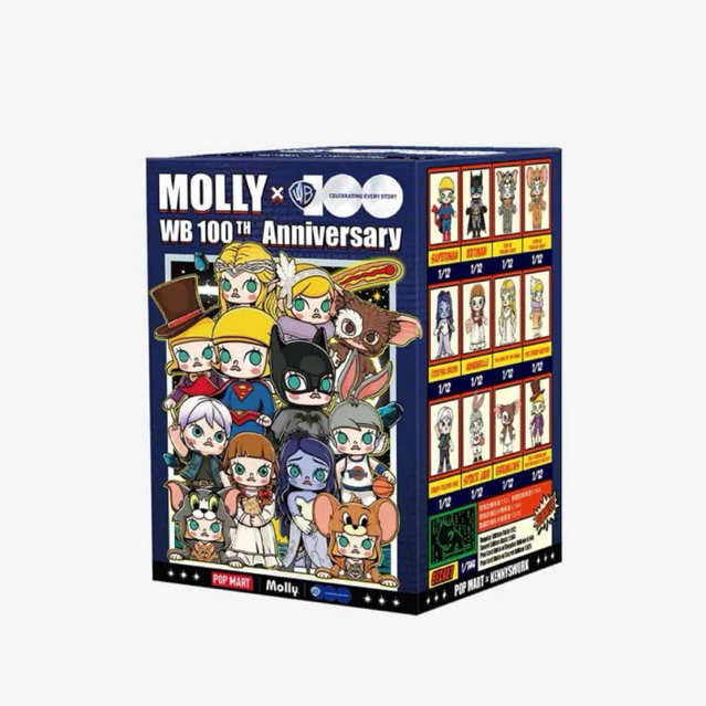 (Live/วีดิโอลด100฿) 🎬🎞️  Molly x Warner Bros. 100th Anniversary Series : Pop Mart