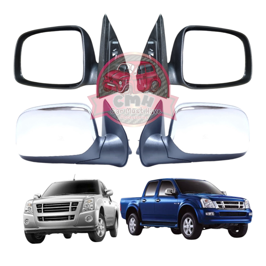 กระจกมองข้าง ISUZU DMAX ปรับมือ อีซูซุ ดีแมคซ์ 2002 2003 2004 2005 2006 2007 2008 2009 2010 2011