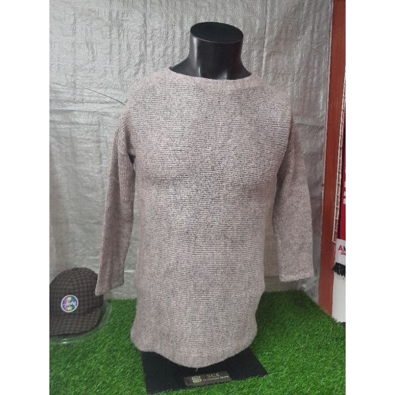 A19 เสื้อไหมพรมมือสอง รอบอก. 36 ยาว.28 (สินค้ามือสองบางชิ้นมีตำหนิกรุณาอ่านรายละเอียด)