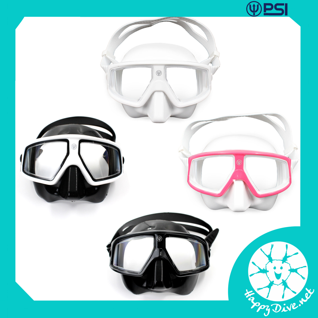 🤿✨ PSI Apnea Freediving Mask - หน้ากากฟรีไดฟ์ หน้ากากดำน้ำ Low Volume Mask