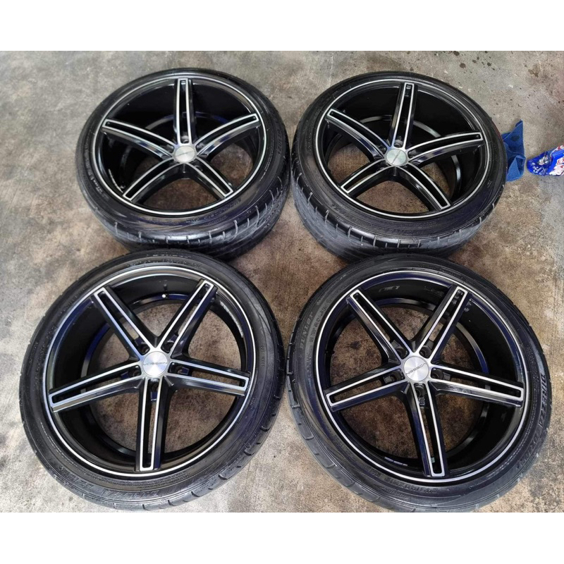 แม็กแต่ง VOSSEN ขอบ19" 5รู114 ,112 หน้ากว้าง8.5 หลังกว้าง 9.5Off 35 ใส่เก๋ง,กะบะ 5รูได้ทุกรุ่น