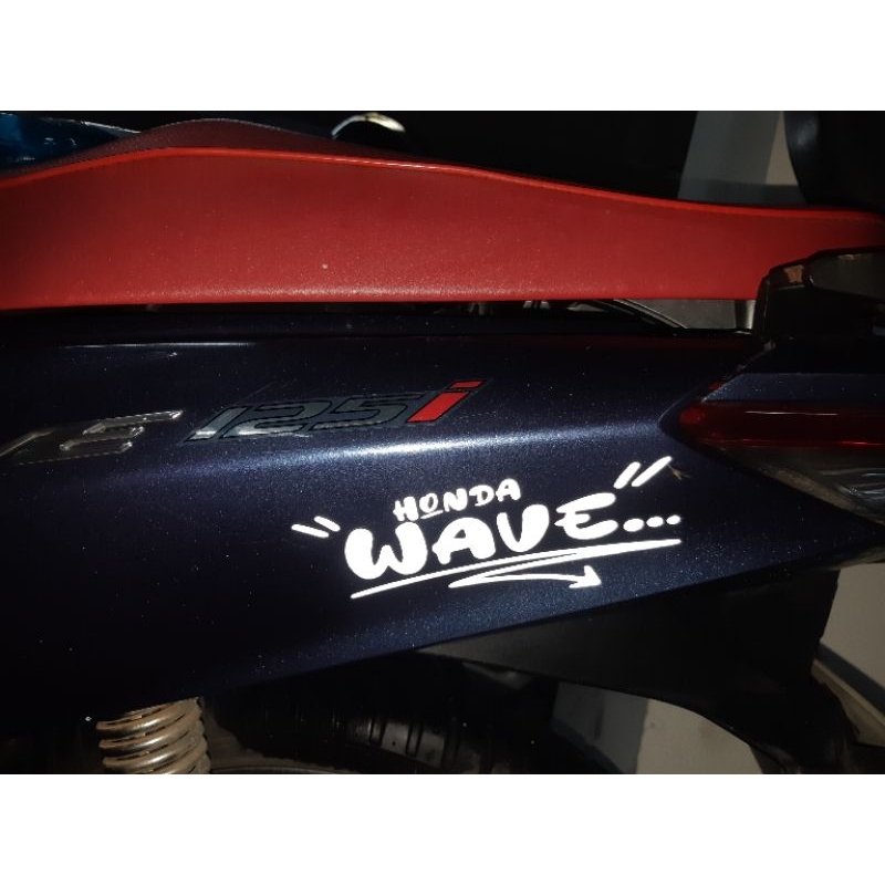 สติ๊กเกอร์คำกวน💥สติ๊กเกอร์ #HONDA Wave แนวญี่ปุ่น งานตัด สะท้อนแสง 💯%🚀พร้อมส่งจร้า📮📮