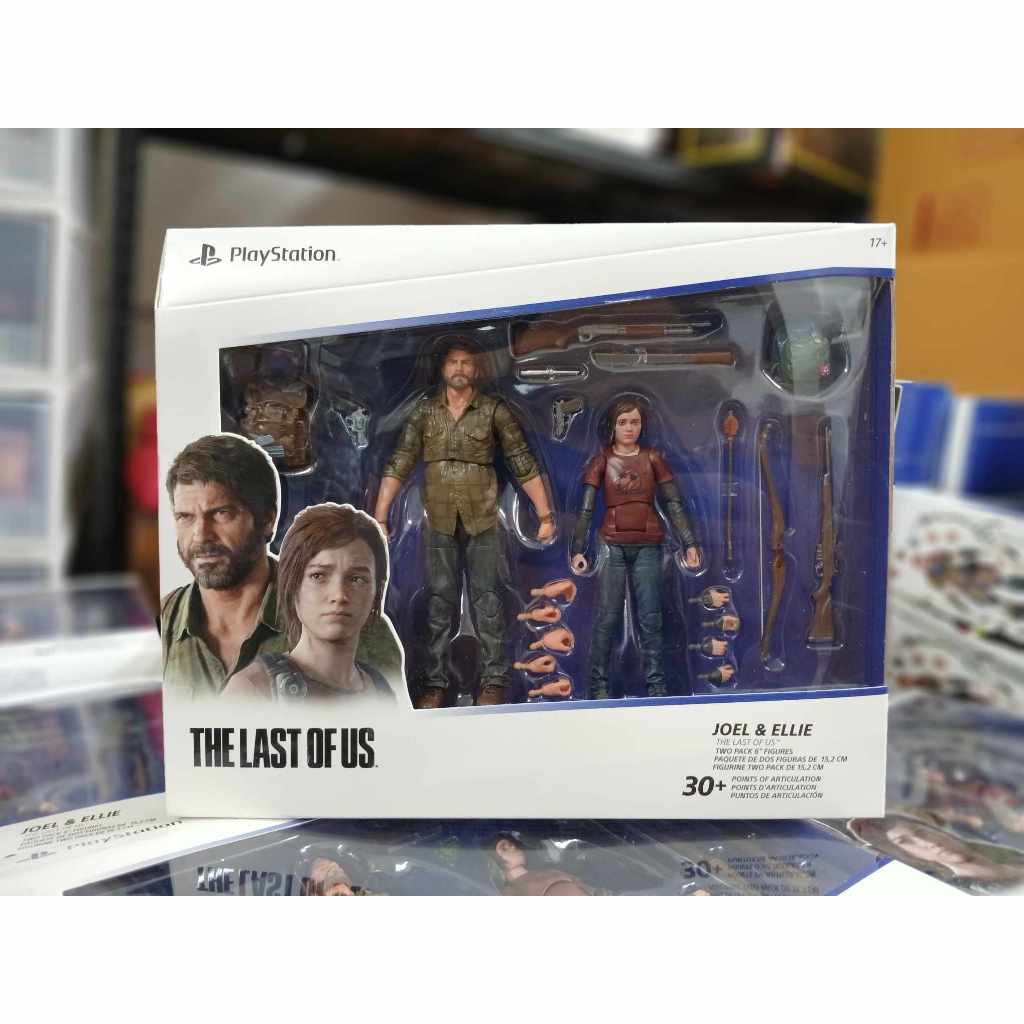 Spin master 1/12 : joel and ellie 2-pack action figure