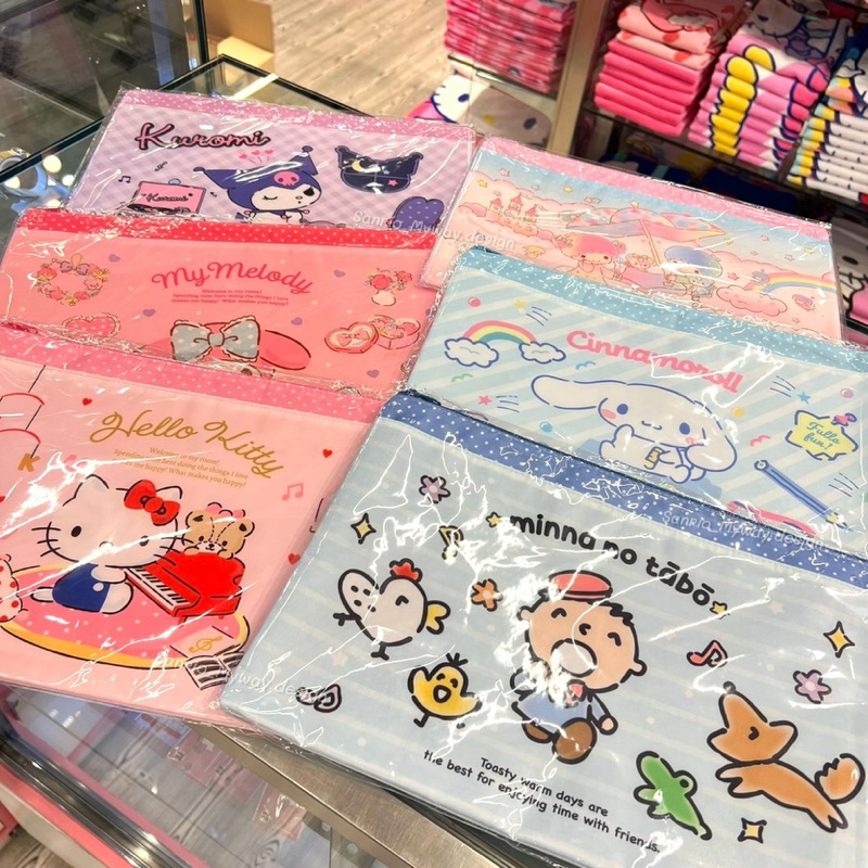 แฟ้ม SANRIO แบบผ้า ลิขสิทธิ์ของแท้ 100%