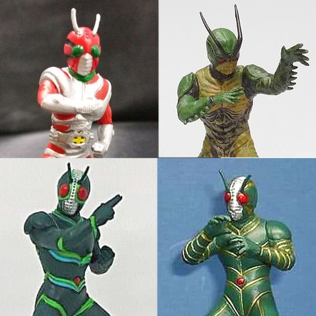 BANDAI : Kamen Rider ZX / Shin / ZO / J - Gashapon HG Kamen Rider - งานแท้ มือ1 ไม่แกะ