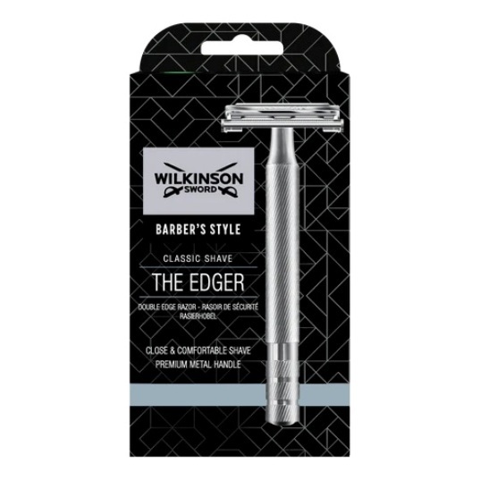 ** ของแท้ ** Wilkinson sword Classic Double Edge Safety Razor 1 ชิ้น ( 5 ใบในกล่อง ) มีดโกน หนวด closed comb twist open