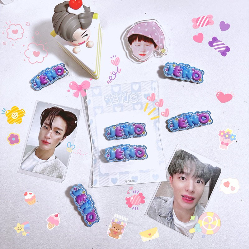 hair clips กิ๊บติดผม เจโน่ โดยอง แพ็คละ 2 ชิ้น